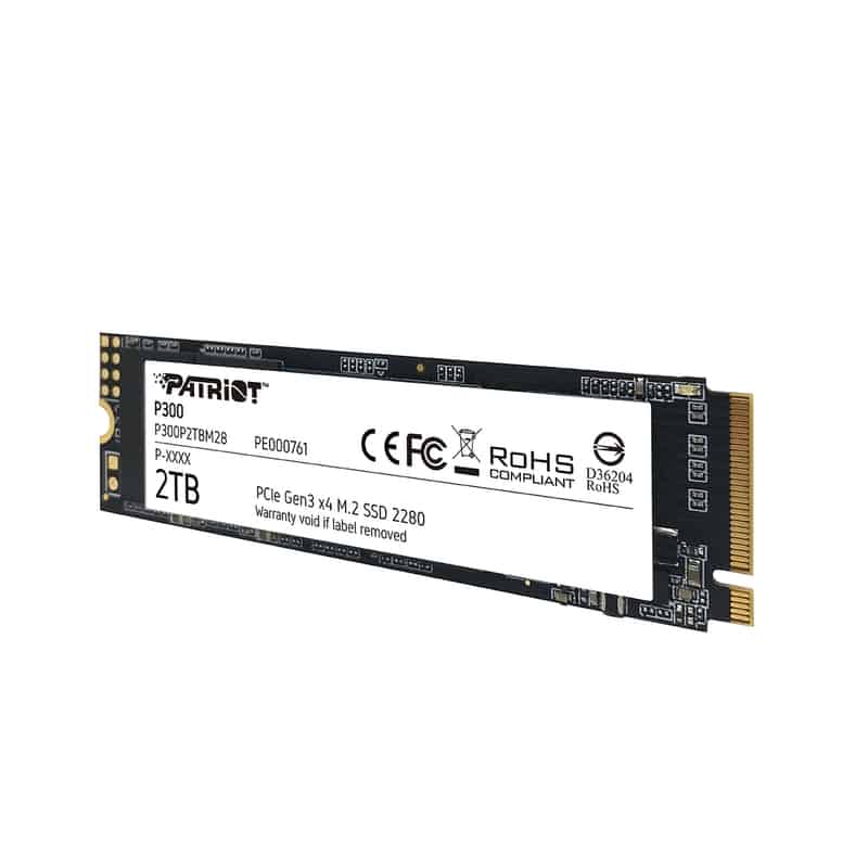 UNIDAD SSD M.2 PATRIOT P300 256GB 2280 PCIe 3.0 x4 (P300P256GM28)