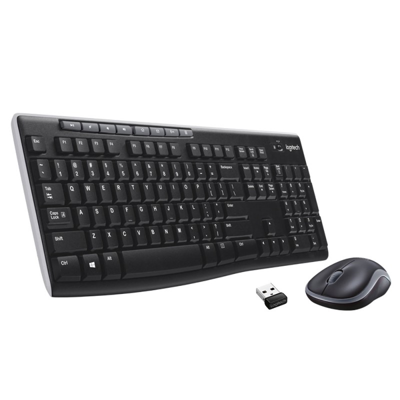 KIT LOGITECH MK270 TECLADO/MOUSE USB PLUG&PLAY 10MT BLACK (920-004432)