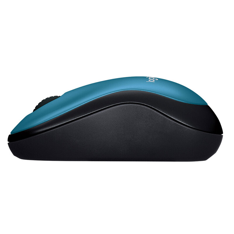 MOUSE LOGITECH M185 OPTICO USB PLUG & PLAY 1,000 DPI BLUE (910-003636)