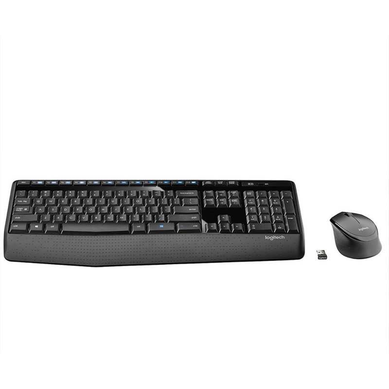 KIT LOGITECH MK345 TECLADO/MOUSE REPOSAMANOS USB BLACK (920-007820)