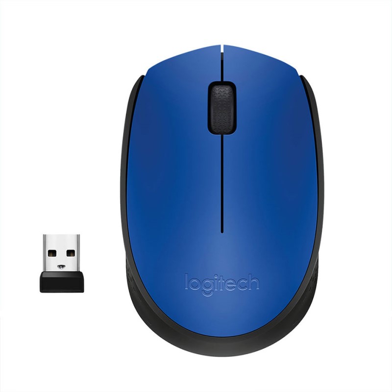 MOUSE LOGITECH M170 OPTICO USB PLUG & PLAY 1,000 DPI BLUE (910-004800)