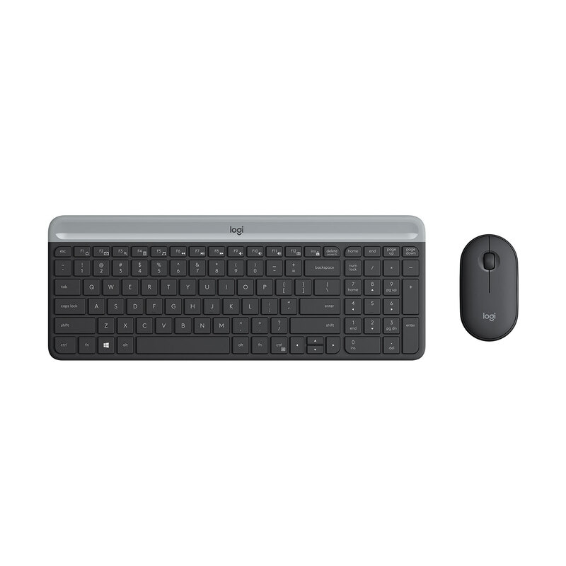 KIT LOGITECH MK470 SLIM TECLADO/MOUSE USB PLUG&P GRAPHITE (920-009266)