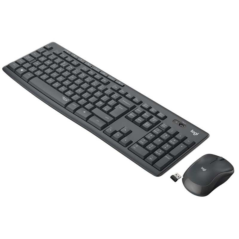 KIT LOGITECH MK295 TECLADO/MOUSE SILENT TOUCH USB BLACK (920-009792)