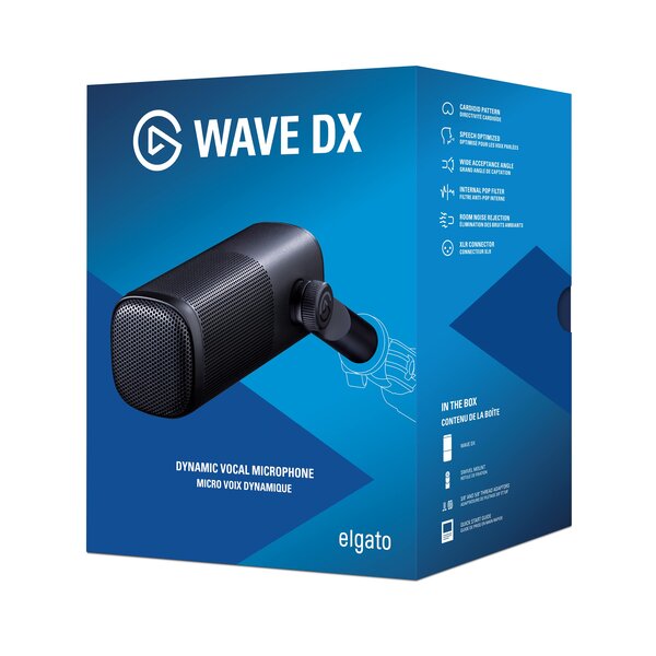 MICROFONO ELGATO WAVE DX DYNAMIC 50 - 15.000 Hz 10MAH9901