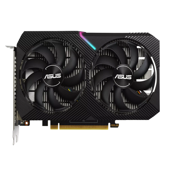 TARJETA DE VIDEO ASUS DUAL-GTX1650-4GD6-MINI-CSM 4GB DDR6 HDMI/DP