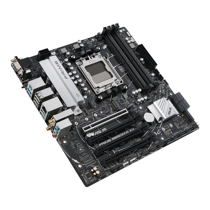 TARJETA MADRE ASUS PRIME B650M-A AX II AM5/DDR5/MATX/HDMI/DP/VGA