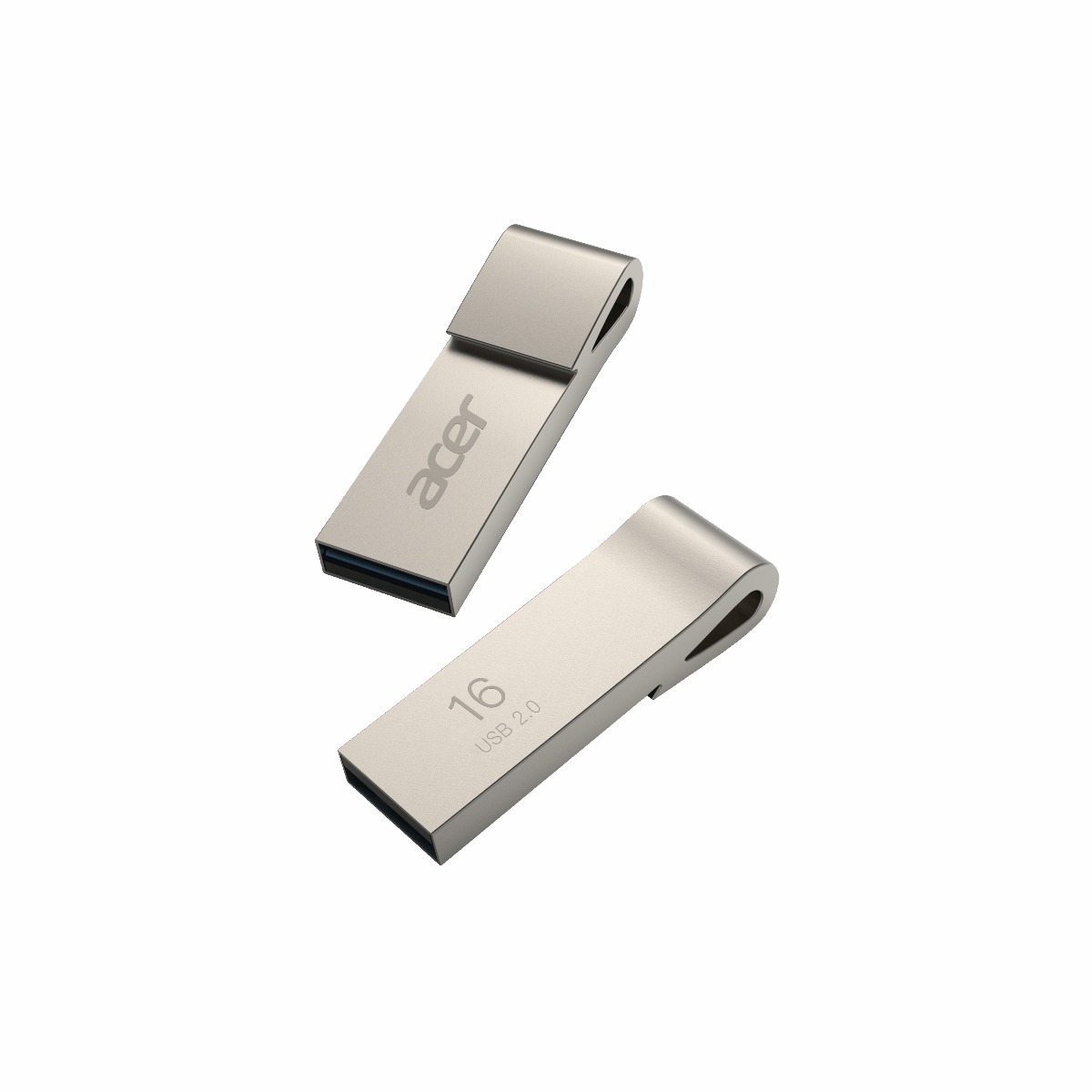 MEMORIA USB 2.0 ACER UF200 16GB 30MB/S METALICA (BL.9BWWA.502)