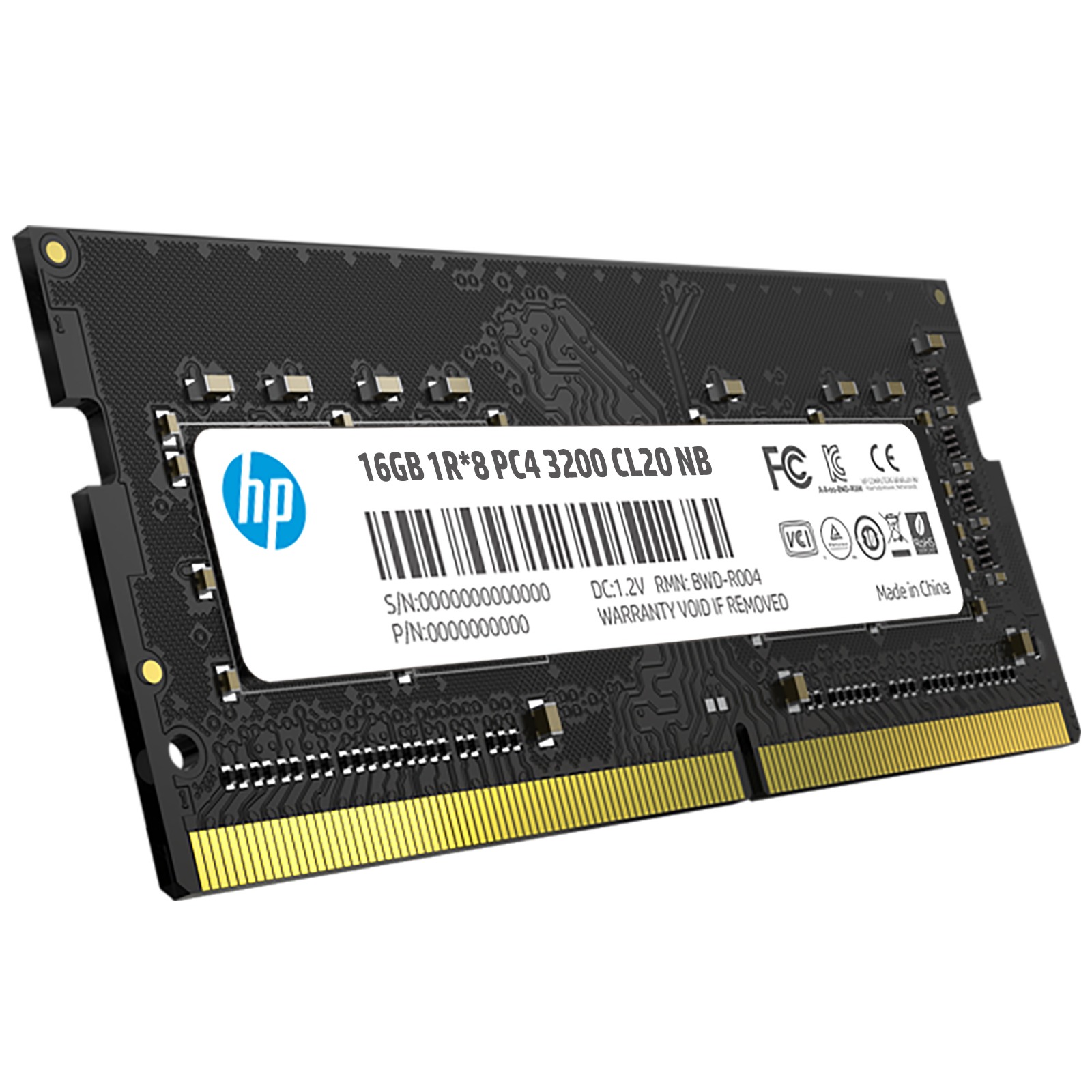 MEMORIA DDR4 HP S1 8GB 3200MHZ CL22 SODIMM