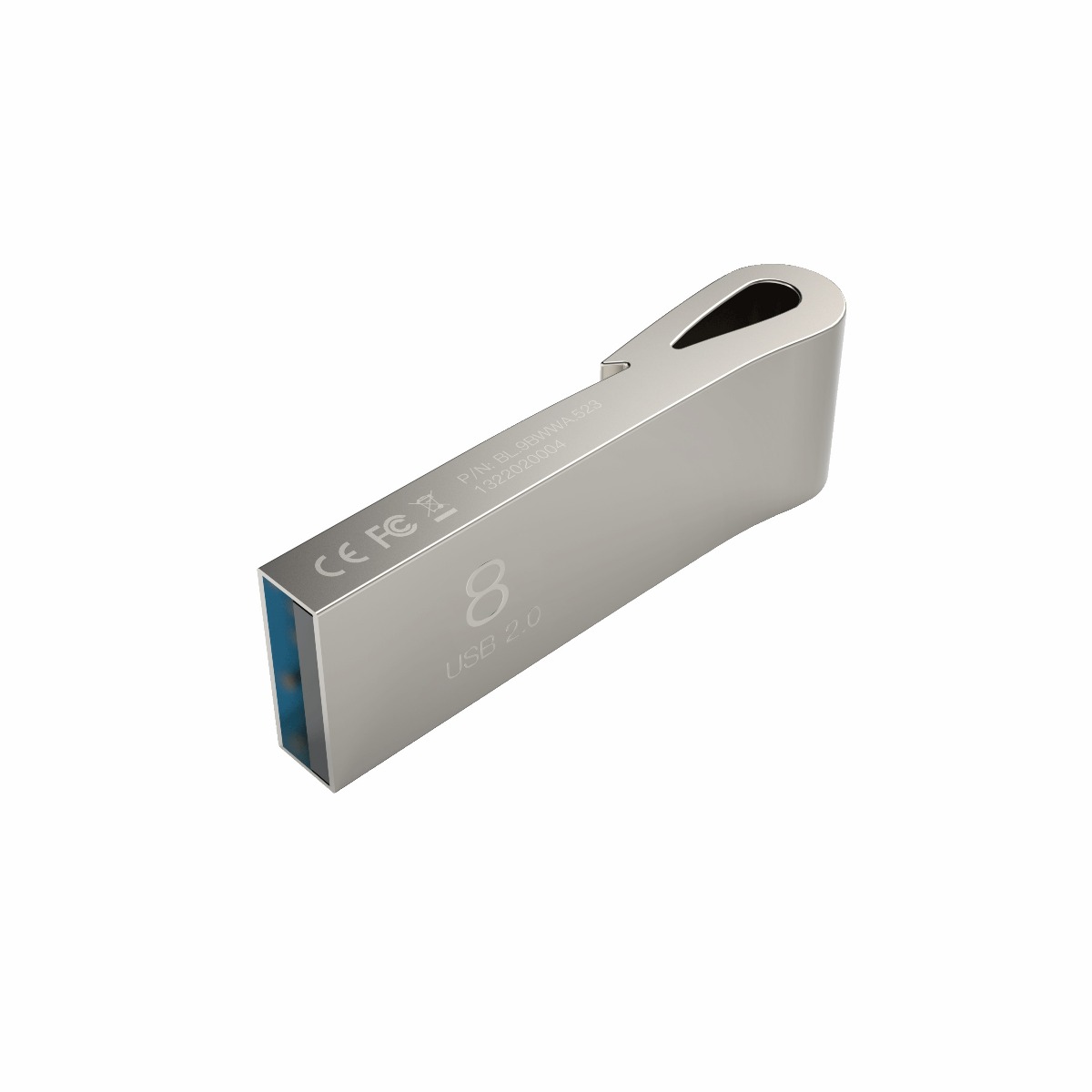 MEMORIA USB 2.0 ACER UF200 8GB 30MB/S METALICA (BL.9BWWA.501)