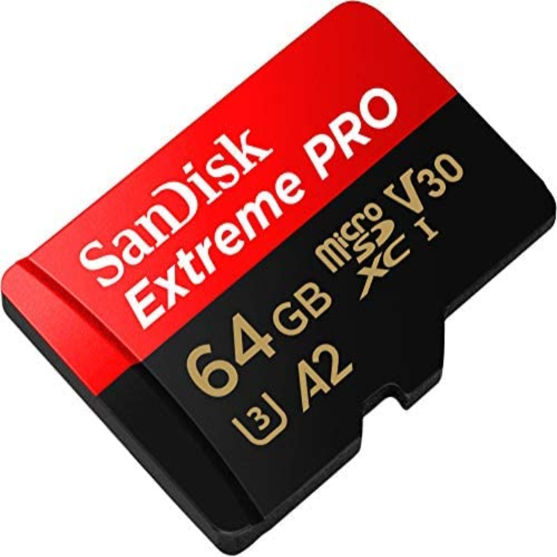 MEMORIA SANDISK MICRO SD EXTREME PRO 64GB V30 A2 (SDSQXCU-064G-GN6MA)