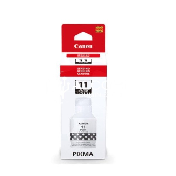 BOTELLA DE TINTA CANON GI-11 PGBK PARA PIXMA G2160 G3160 4525C001AA