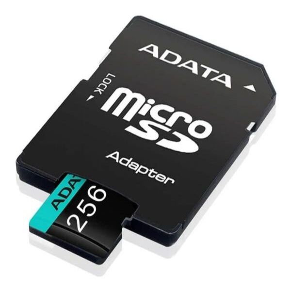 MEM MICROSDXC ADATA 256GB UHS-I U3 V30S A2 C/A AUSDX256GUI3V30SA2-RA1