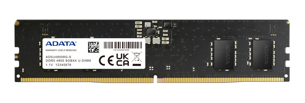MEMORIA DDR5 ADATA 16GB 4800MHZ UDIMM (AD5U480016G-S)