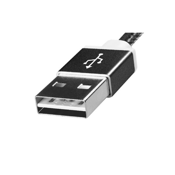 CABLE ADATA MICRO USB 1M NEGRO (AMUCAL-100CMK-CBK)