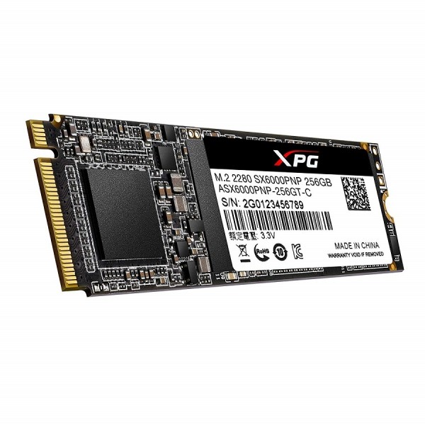 UNIDAD SSD M.2  XPG SX6000P 2280 PCIe 256GB (ASX6000PNP-256GT-C)
