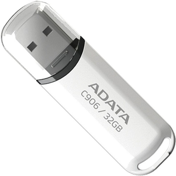 MEMORIA FLASH ADATA C906 32GB USB 2.0 BLANCO (AC906-32G-RWH)