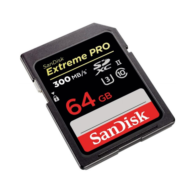 MEMORIA SANDISK SD EXTREME PRO 64GB UHS-II CL10 (SDSDXPK-064G-GN4IN)