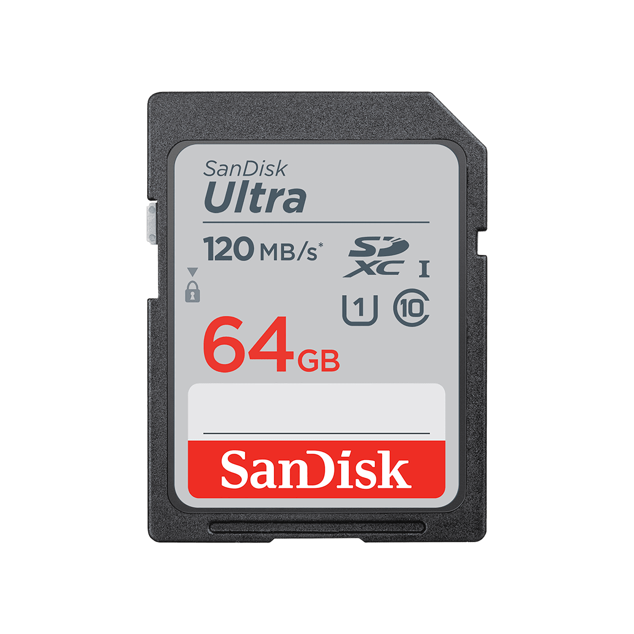 MEMORIA SANDISK ULTRA SDHC/SDXC 64GB CL10 U1 (SDSDUN4-064G-GN6IN)