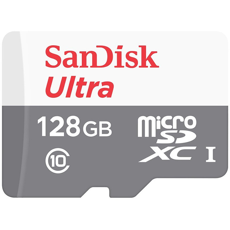 MEMORIA SANDISK MICRO SDXC ULTRA 128GB CL10 (SDSQUNR-128G-GN3MA)