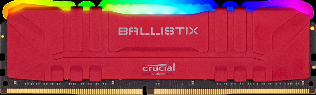 MEM DDR4 CRUCIAL BALLISTIX RED 16GB 3200MHZ CL16 RGB BL16G32C16U4RL