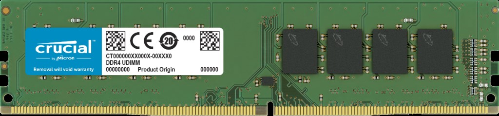 MEMORIA DDR4 CRUCIAL 16 GB U+DIMM 2666 MHZ CT16G4DFRA266