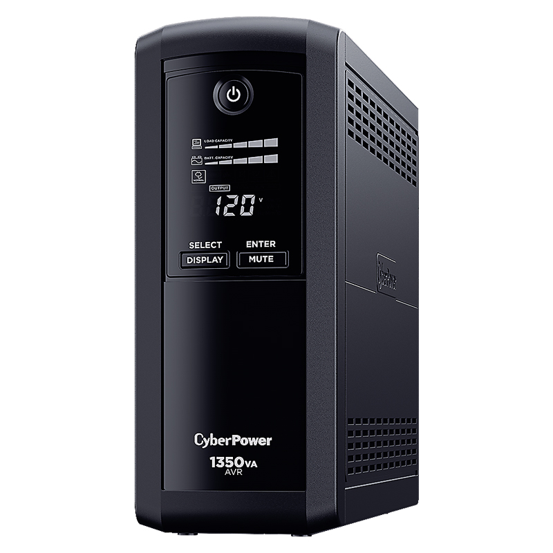 UPS/NO BREAK CYBERPOWER CP1350AVRLCDa 1350VA/815W LCD/AVR/10CONT