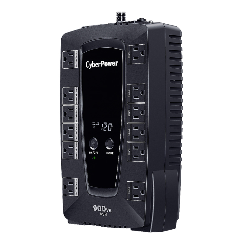 UPS/NO BREAK CYBERPOWER AVRG900LCD 900VA/480W LCD/AVR/12CONT