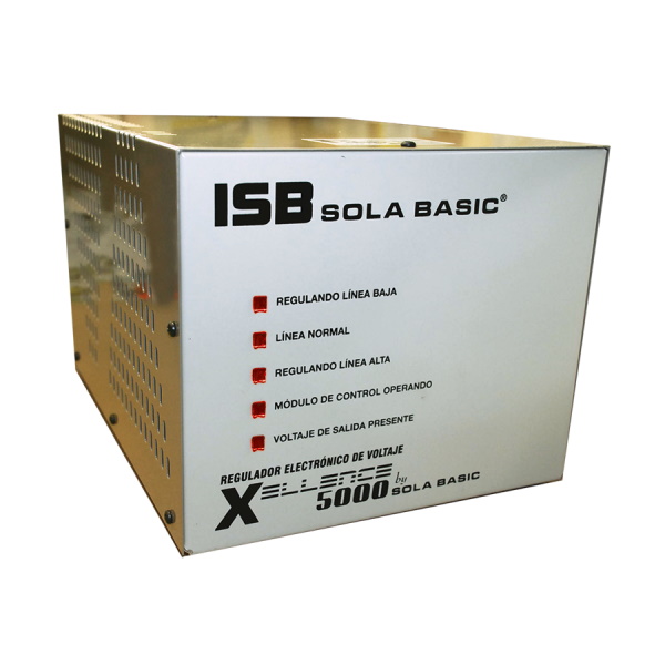 REGULADOR SOLA BASIC XL-13-250 XELLENCE 5000VA/4500W/MONOFASICO/120V