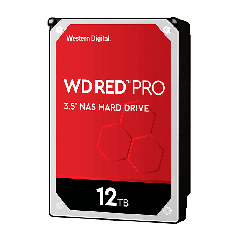 DISCO DURO INTERNO WD 12TB 3.5 (WD121KFBX) 256MB SATA3 7200 NAS RED PRO