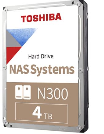 DISCO DURO INTERNO TOSHIBA 4TB N300 3.5