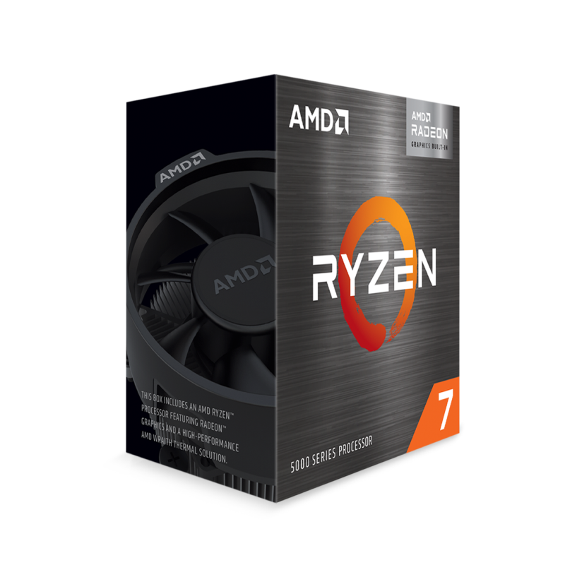 CPU AMD RYZEN 7 5700G RADEON GRAPHICS  AM4 (100-100000263BOX)