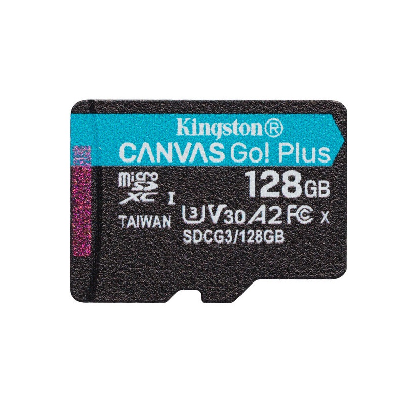 MEMORIA KINGSTON MICRO SDXC CANVAS GO! PLUS 170R A2 U3 V30(SDCG3/128GB