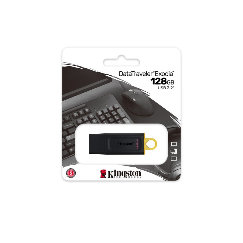 MEMORIA FLASH KINGSTON 128 GB USB 3.2 GEN 1 (DTX/128GB)
