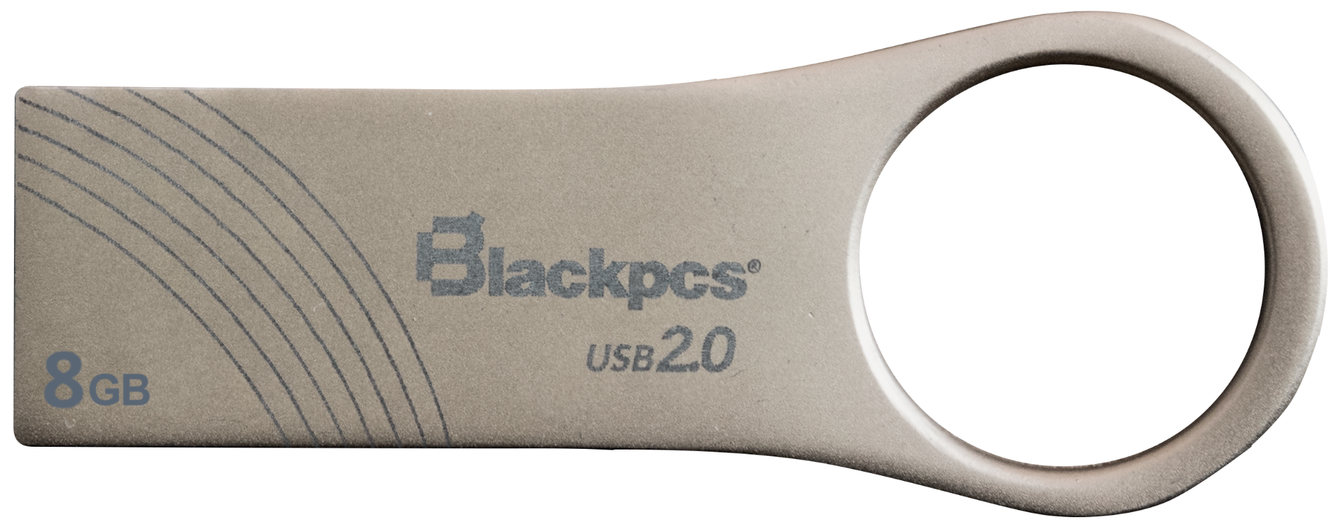 MEMORIA FLASH USB BLACKPCS 2102 8GB PLATA METALICA (MU2102S-8)