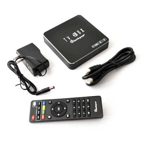 TV BOX BLACKPCS 4K 3D WIFI RED CONTROL NEGRO (EO104K-BL)