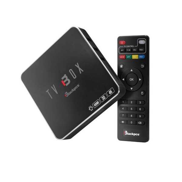 TV BOX BLACKPCS 4K 3D WIFI RED CONTROL NEGRO (EO104K-BL)