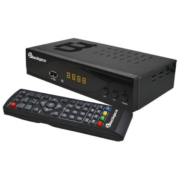 DECODIFICADOR TV BLACKPCS ALUMINIO HDMI USB COAXIAL CONT (E010ALUM-BL)