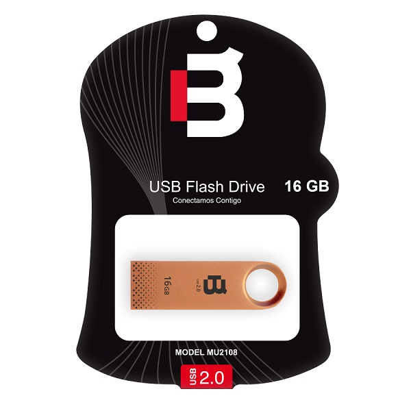 MEMORIA FLASH USB BLACKPCS 2108 16GB COBRE METALICA (MU2108RG-16)