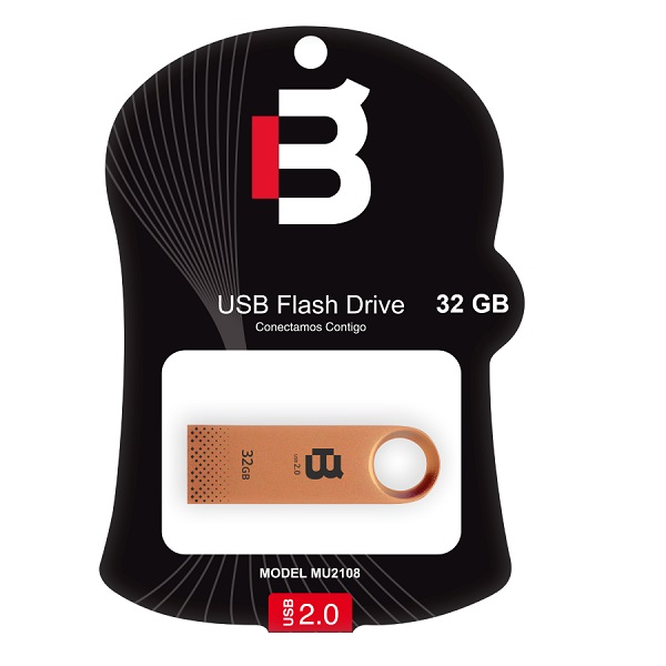 MEMORIA FLASH USB BLACKPCS 2108 32GB BRONCE METALICA (MU2108RG-32)