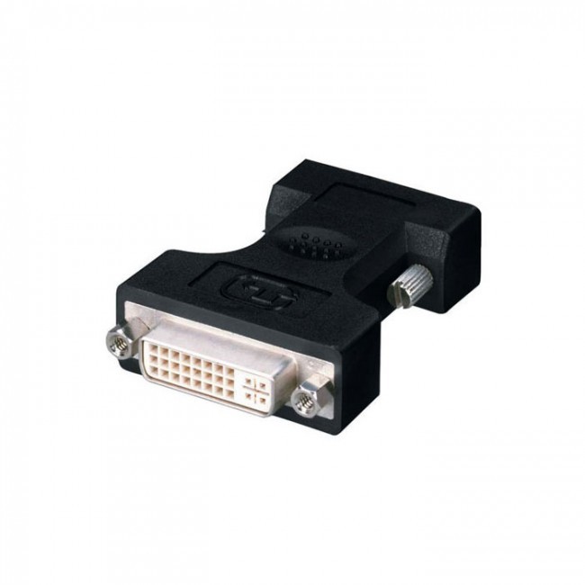 CONECTOR ADAPTADOR VGA MACHO A DVI HEMBRA