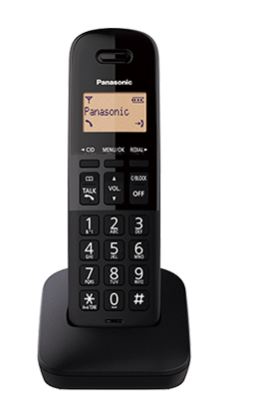 PANASONIC TELEFONO INALAMBRICO P.LCD 1.4 MODERNO NEGRO (KX-TGB310MEB)