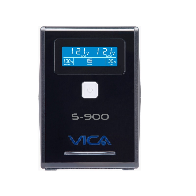 NO BREAK/UPS VICA 900VA/550W 6 TOMAS RJ11 PANTALLA LCD (S 900)