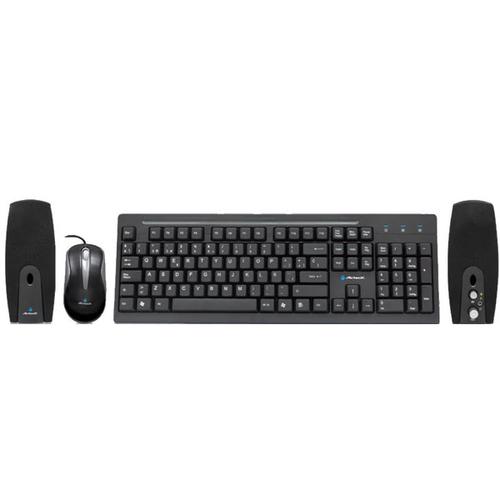 KIT ACTECK 3 EN 1 TECLADO, MOUSE USB Y BOCINAS NEGRO AK3-2700 WKTE-006