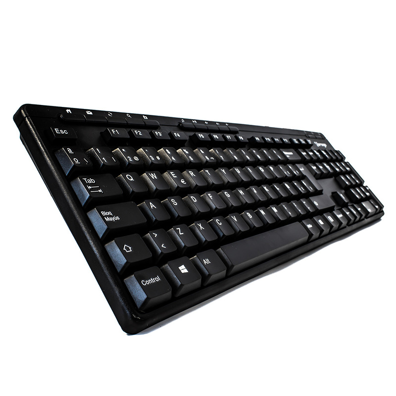 TECLADO VORAGO KB-202 MULTIMEDIA USB NEGRO