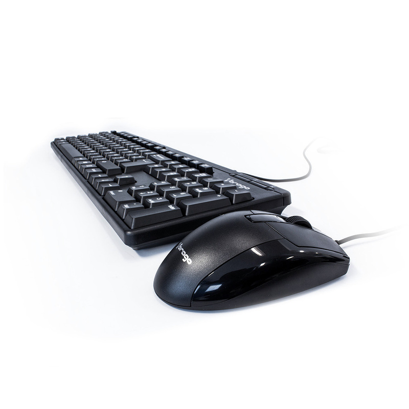 KIT VORAGO KM-104 TECLADO Y MOUSE ALAMBRICO MULTIMEDIA USB