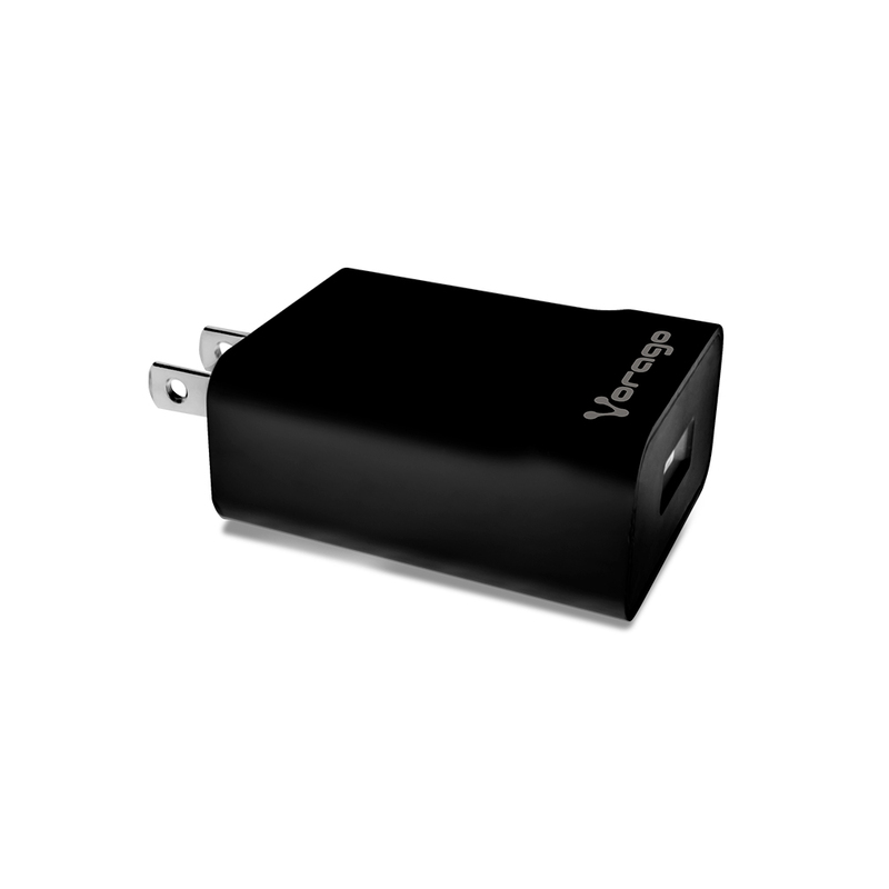 CARGADOR DE PARED VORAGO FAST CHARGE 3.0A 1XUSB-A NEGRO AU-302-BK