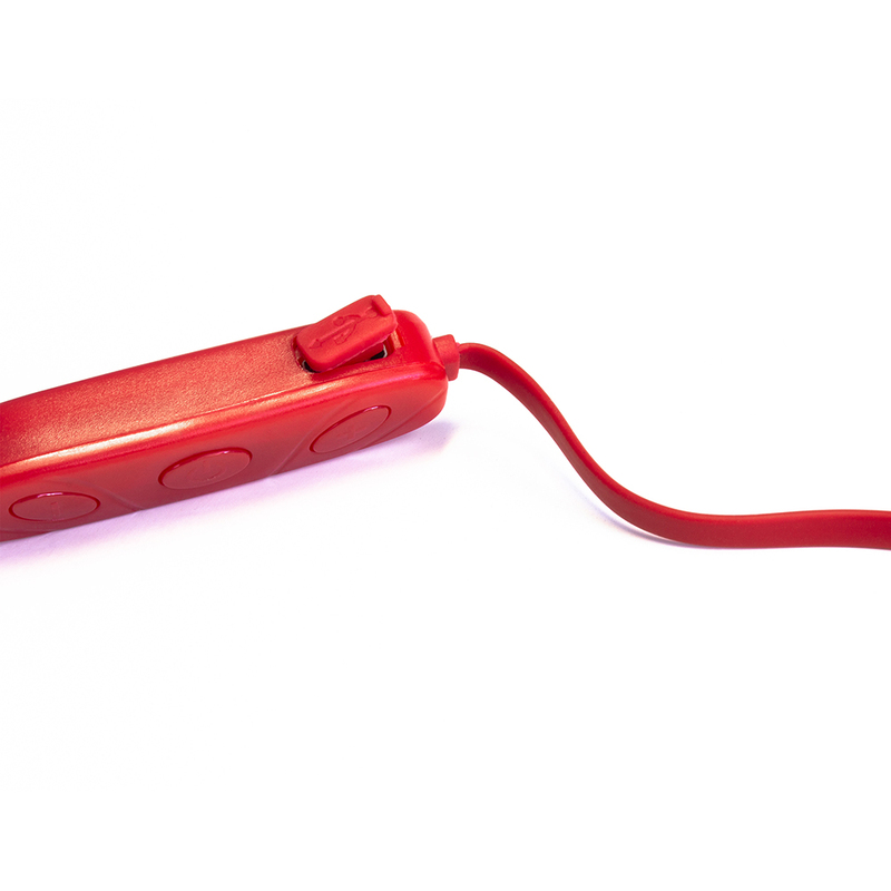 AUDIFONOS VORAGO BLUETOOTH MANOS LIBRES C/VOL ROJO EPB-103-RD