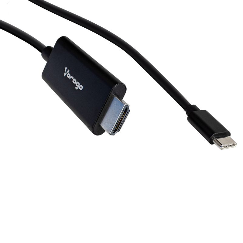 CONVERTIDOR VORAGO  USB TIPO C A HDMI HASTA 4K CABLE 1.8 MTS CAB-304