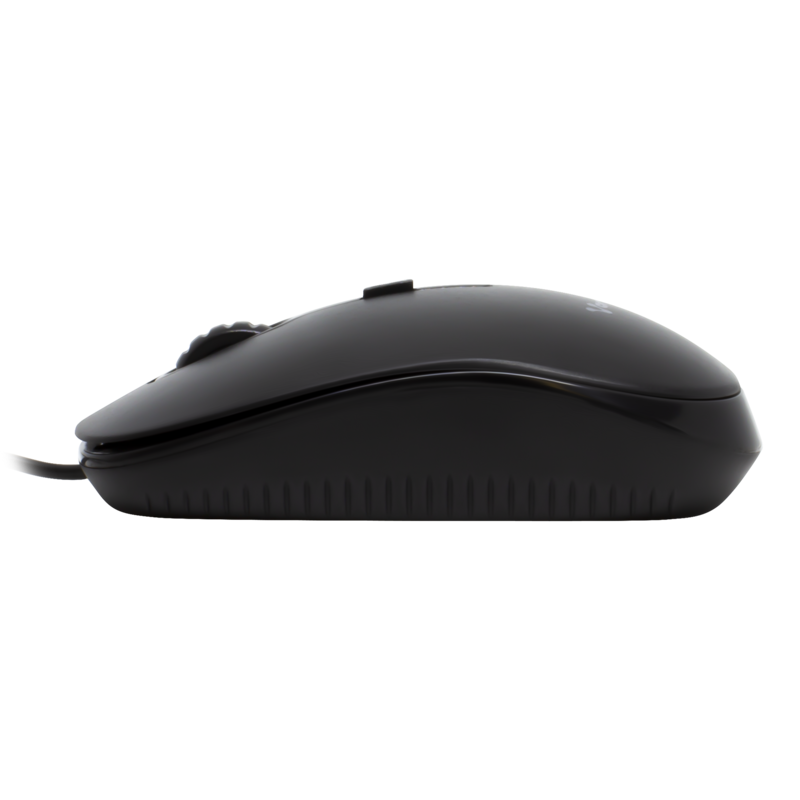 MOUSE VORAGO NEGRO OPTICO ALAMBRICO 4 BOT. USB 800/1,200 DPI MO-100