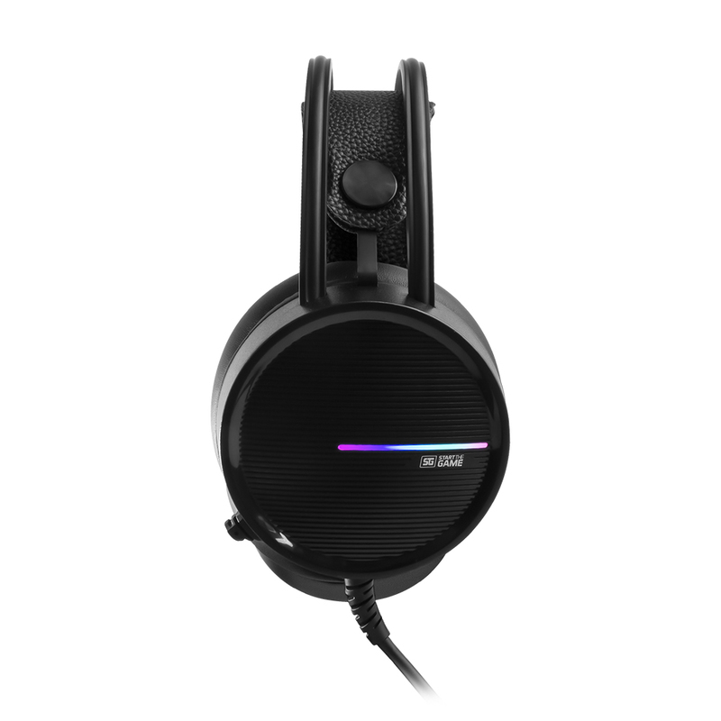 DIADEMA START THE GAME 2X3.5MM+USB(RGB) BOCINA 50MM +